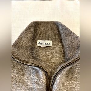 Peter Millar 100% Merino Wool half zip sweater - Kids sizing, see measurements.